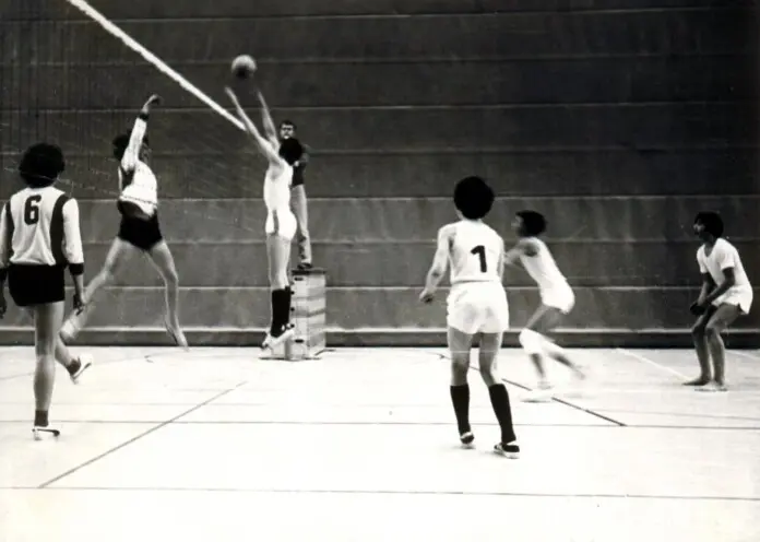 Die ersten Volleyballspiele in Baden-Baden