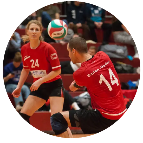 Hubschraubereinsatz von Philip beim SC Baden-Baden Derby gegen TV Bühl