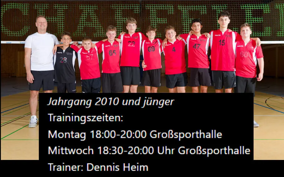 Jugendtraining beim TV Bühl